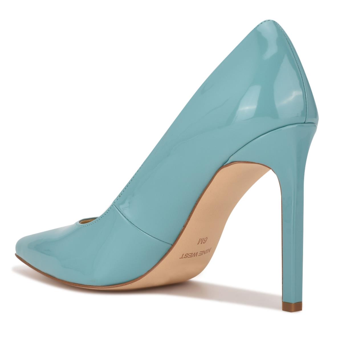 Women's Nine West Tatiana Pointy Toe Pumps Blue | MIJB83491