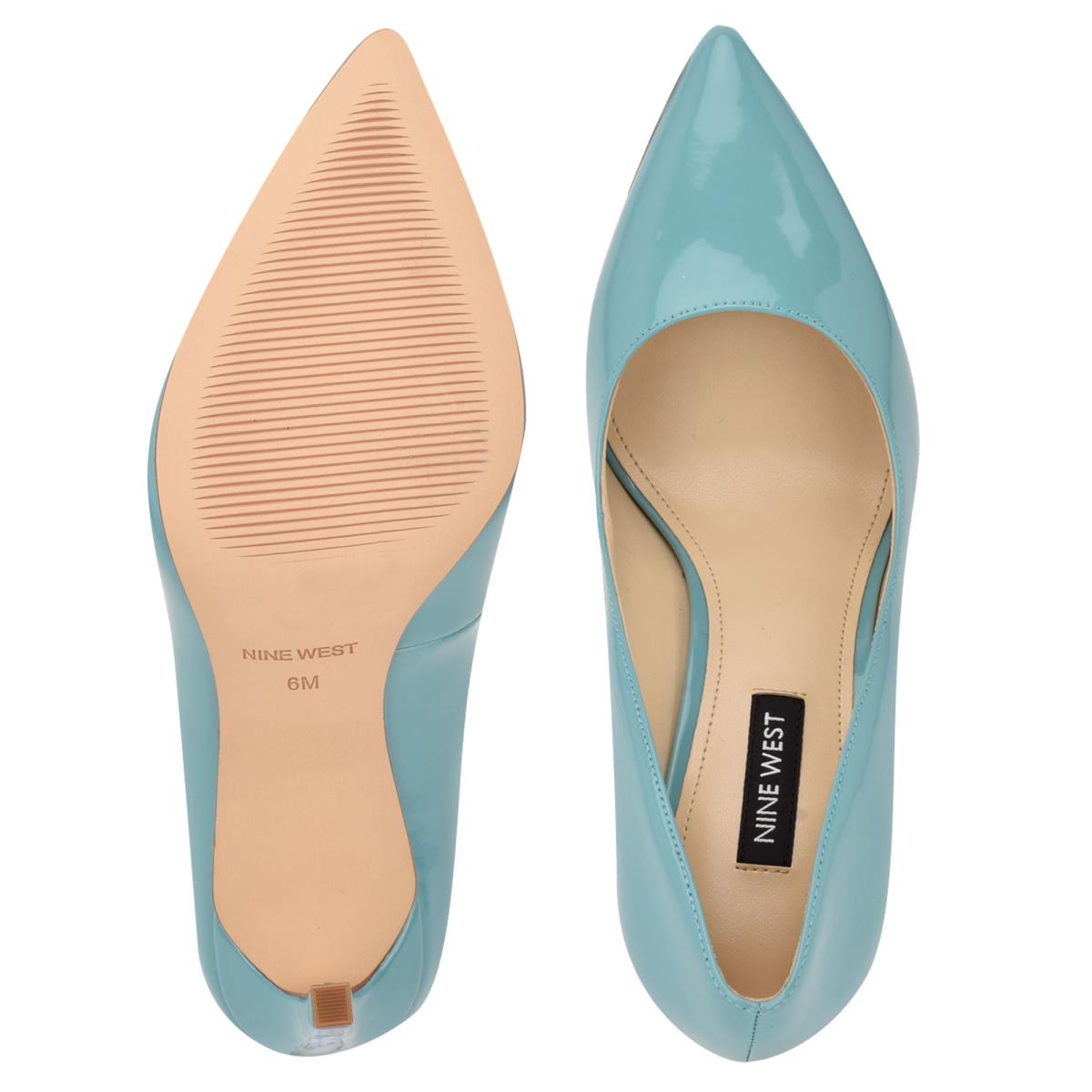 Women's Nine West Tatiana Pointy Toe Pumps Blue | MIJB83491