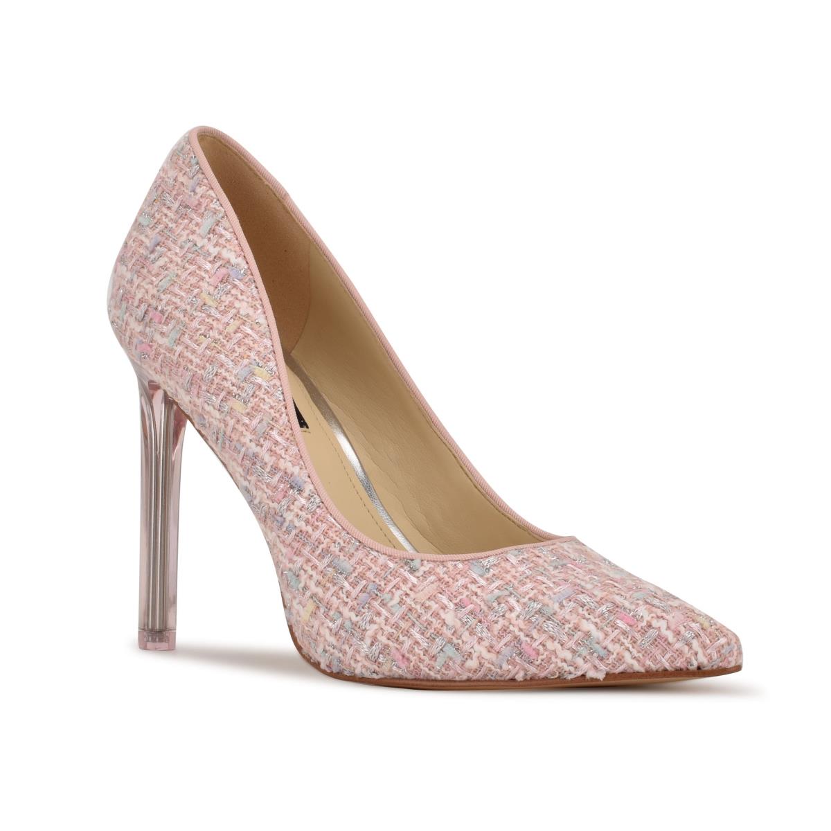 Women's Nine West Tatiana Pointy Toe Pumps Light Pink | NWUT01745