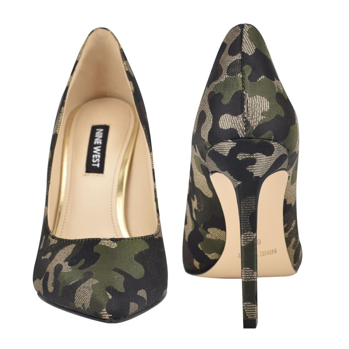 Women's Nine West Tatiana Pointy Toe Pumps Camo | RNPF38710