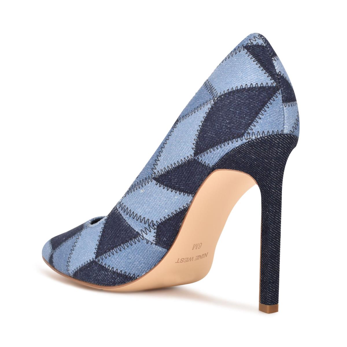 Women's Nine West Tatiana Pointy Toe Pumps Blue | SQXV04925