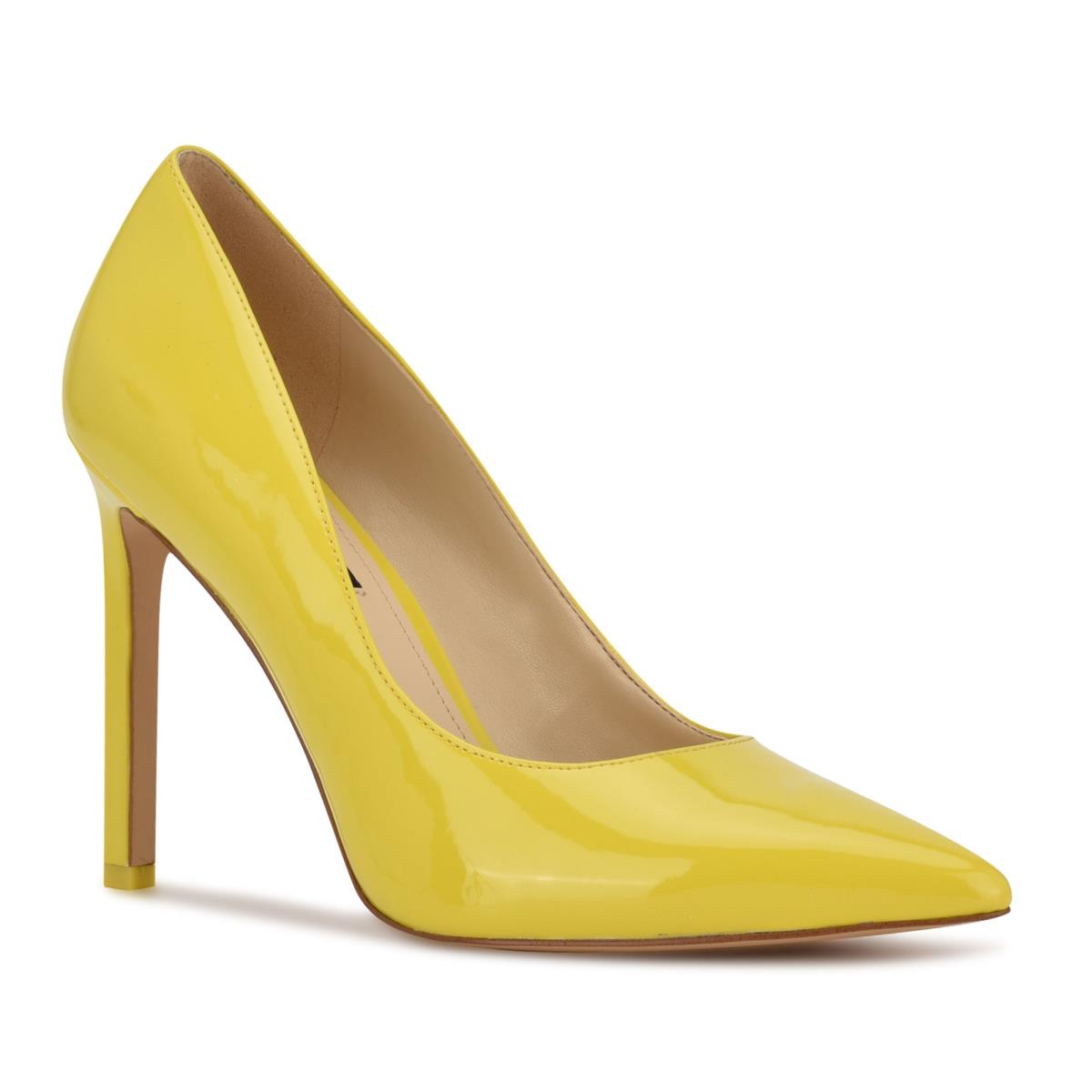 Women's Nine West Tatiana Pointy Toe Pumps Yellow | TYBF73921