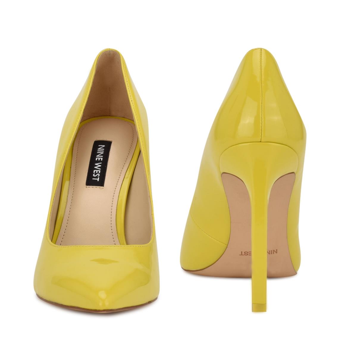 Women's Nine West Tatiana Pointy Toe Pumps Yellow | TYBF73921