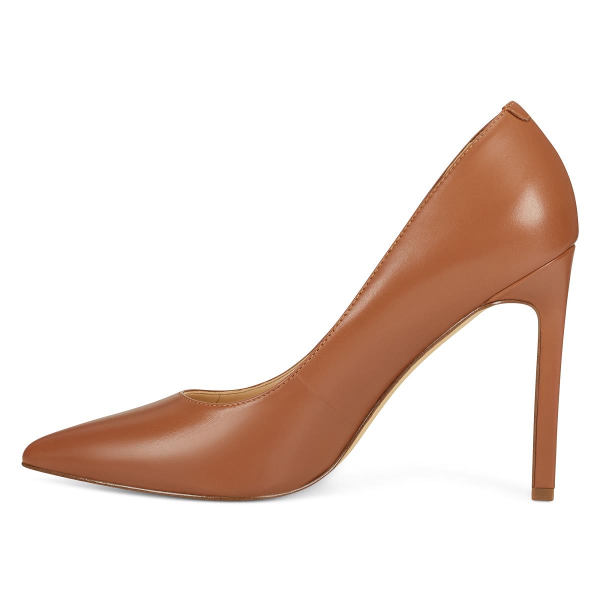 Women's Nine West Tatiana Pointy Toe Pumps Light Brown | WHLP51402