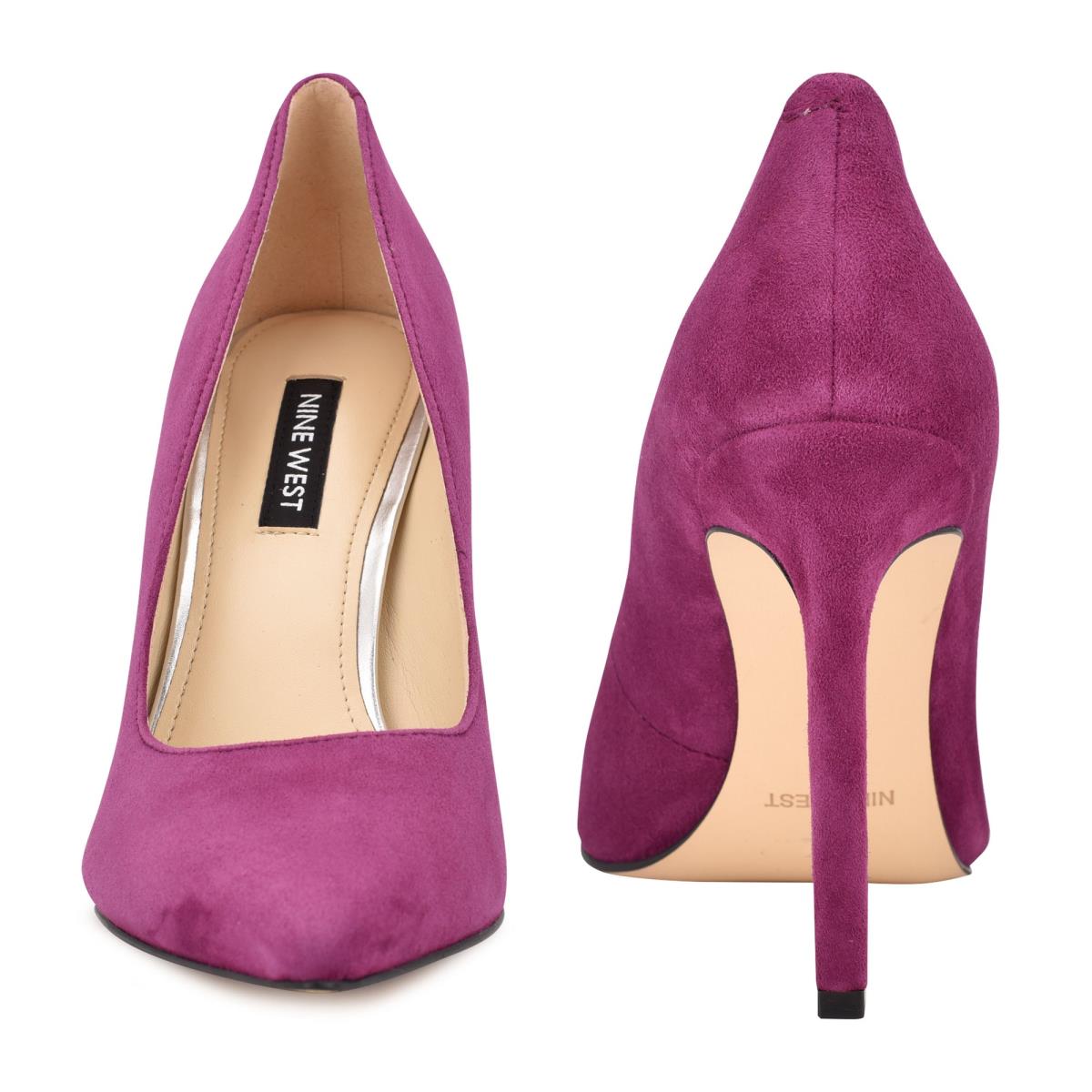 Women's Nine West Tatiana Pointy Toe Pumps Purple | WLSU54702