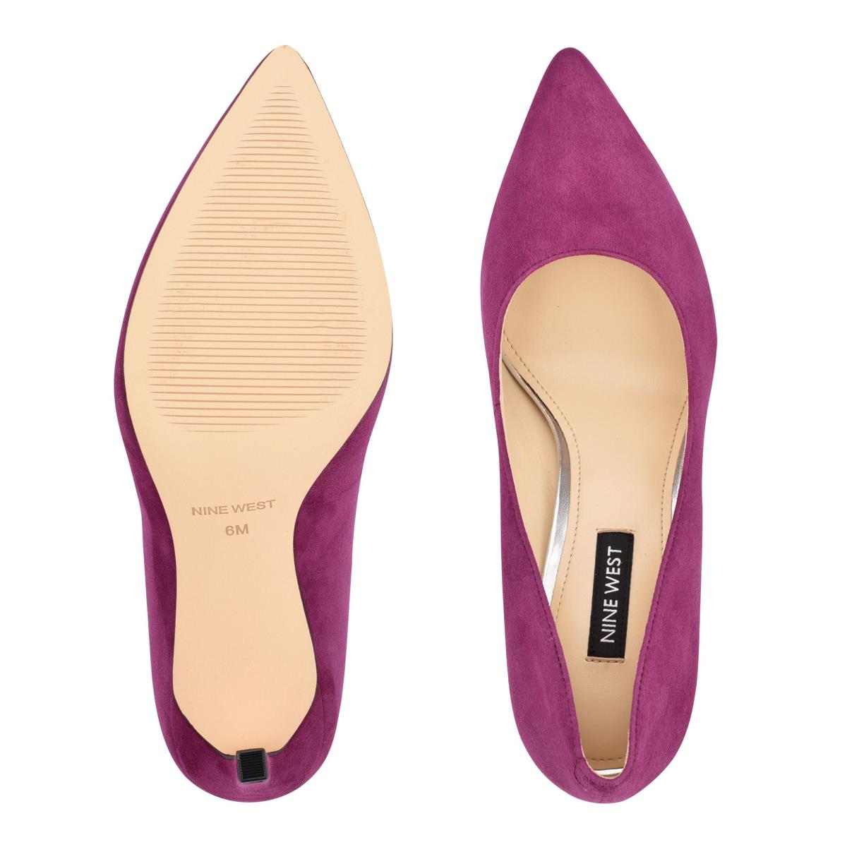 Women's Nine West Tatiana Pointy Toe Pumps Purple | WLSU54702