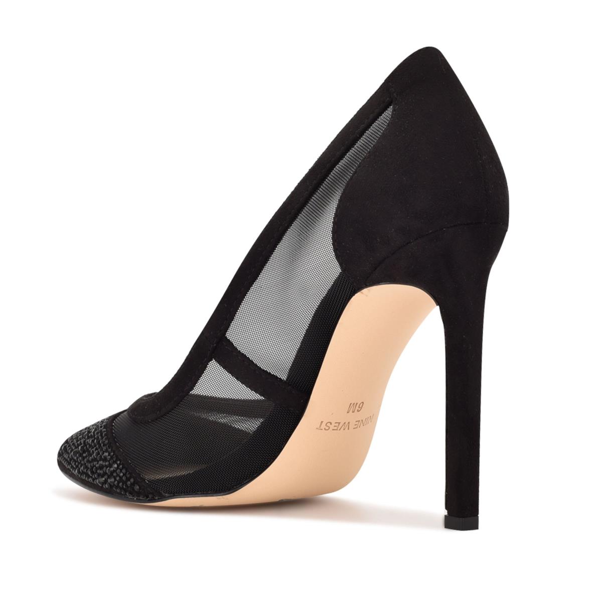 Women's Nine West Tayen Dress Pumps Black | HZWT16025