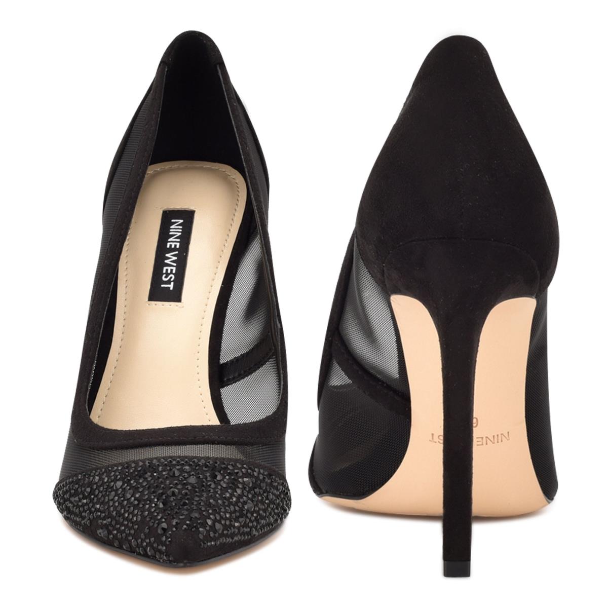 Women's Nine West Tayen Dress Pumps Black | HZWT16025