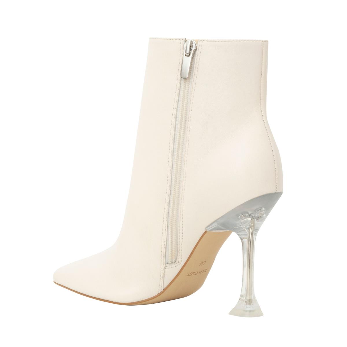 Women's Nine West Tonight Dress Booties Cream | EGFD75083