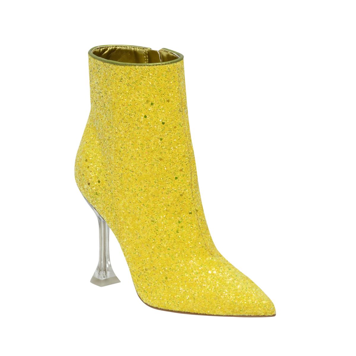 Women's Nine West Tonight Dress Booties Yellow | WABJ65728