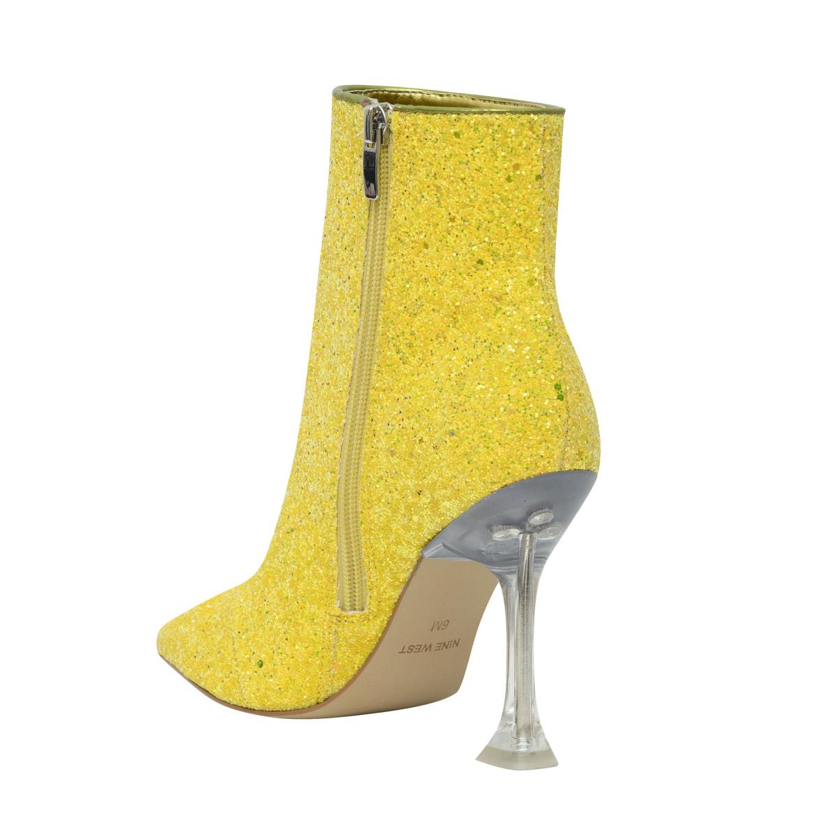 Women's Nine West Tonight Dress Booties Yellow | WABJ65728