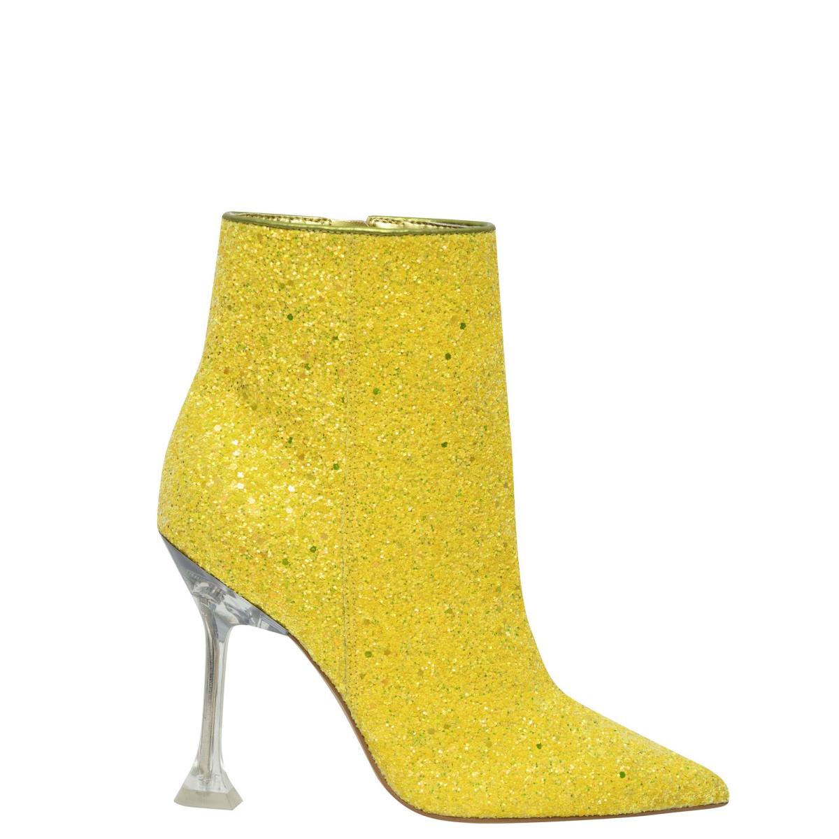 Women\'s Nine West Tonight Dress Booties Yellow | WABJ65728