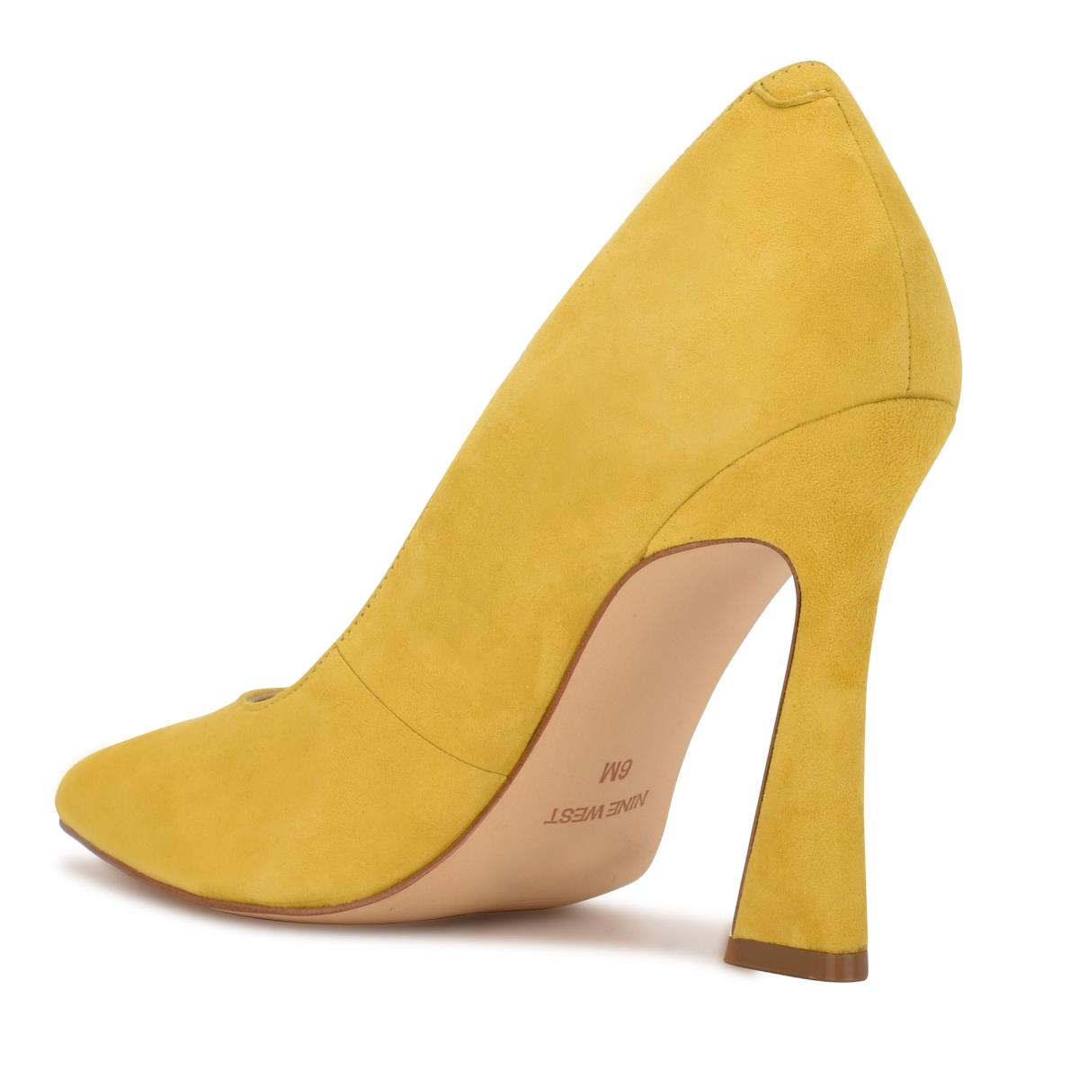 Women's Nine West Trendz Pointy Toe Pumps Yellow | KOGD46802