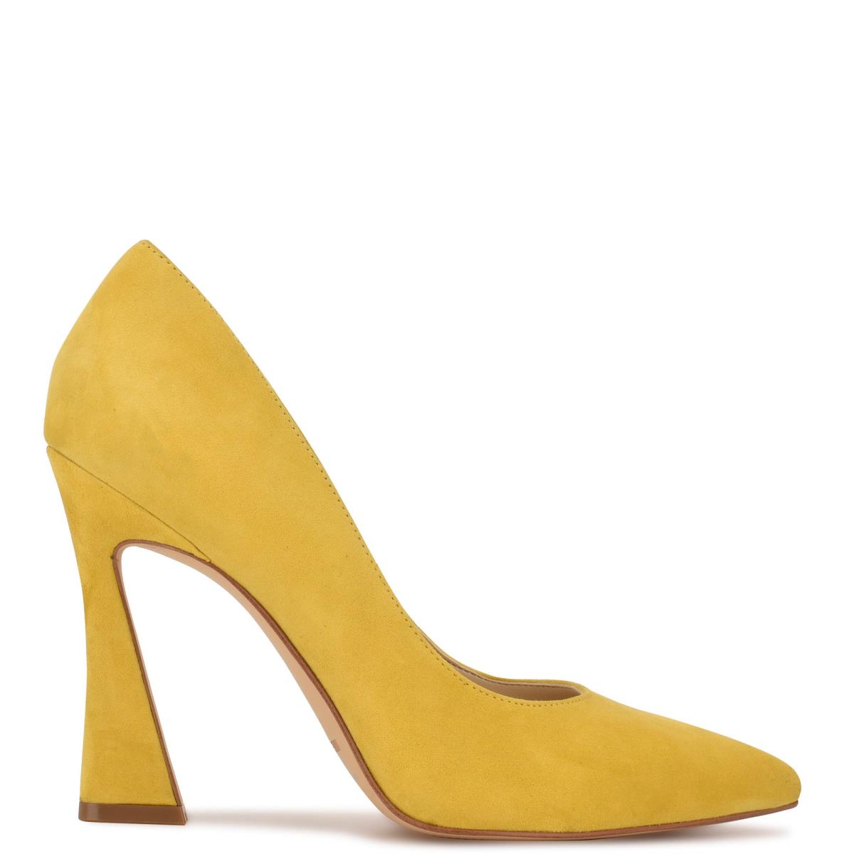 Women\'s Nine West Trendz Pointy Toe Pumps Yellow | KOGD46802