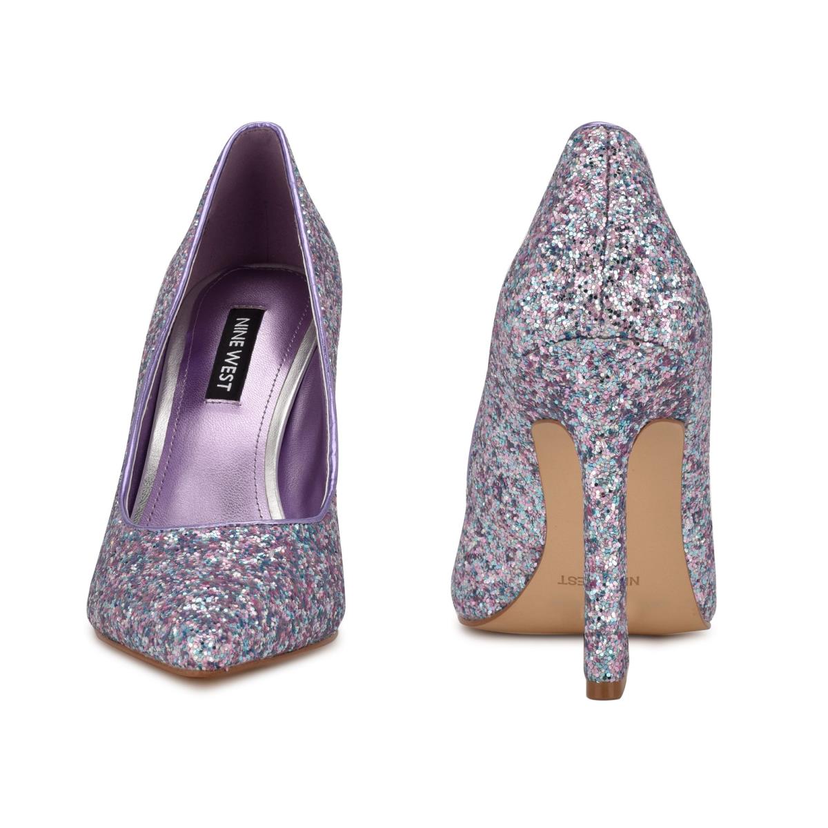 Women's Nine West Trendz Pointy Toe Pumps Purple / Multicolor | NIGM37198