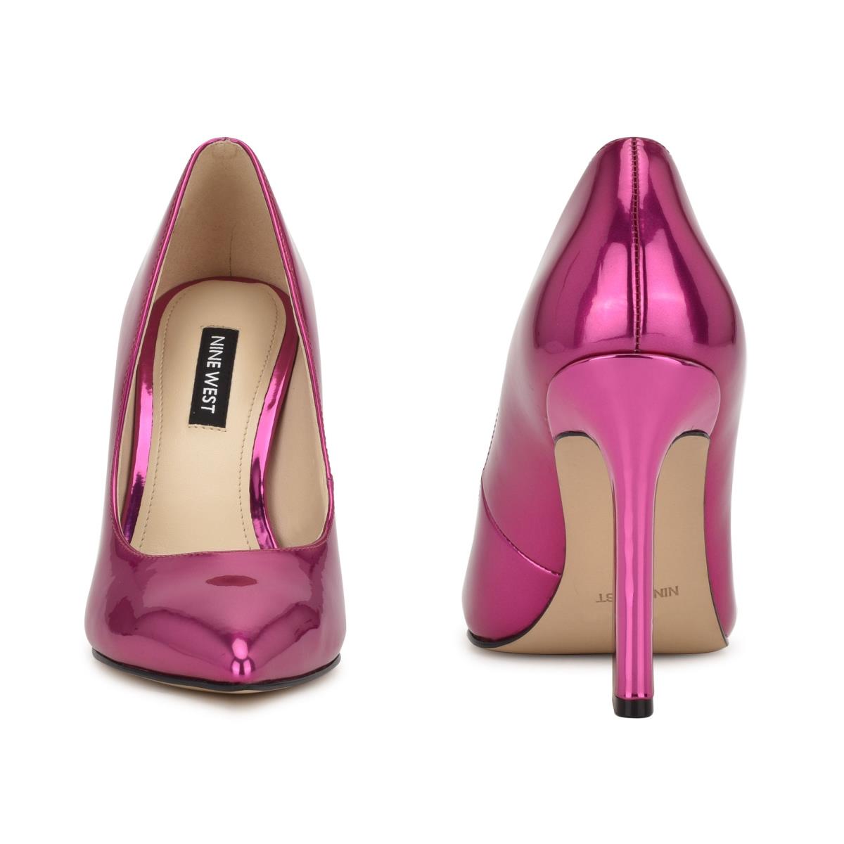 Women's Nine West Trendz Pointy Toe Pumps Pink | ODLB89713