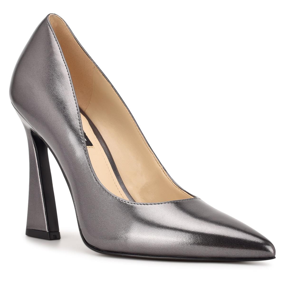 Women's Nine West Trendz Pointy Toe Pumps Silver | PNSY45179