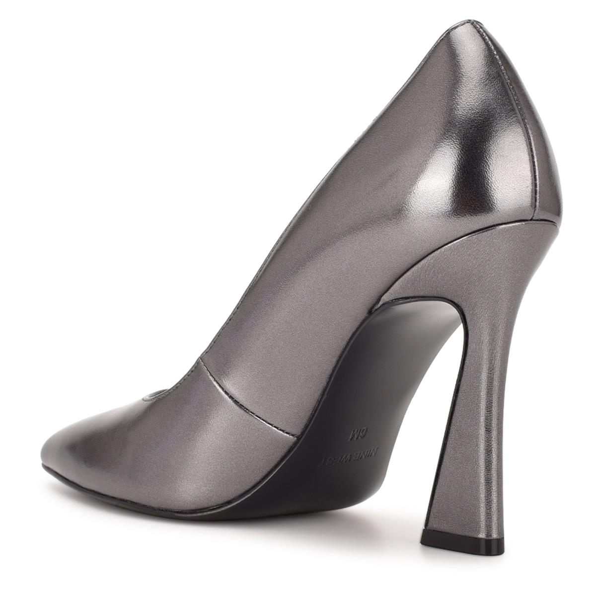 Women's Nine West Trendz Pointy Toe Pumps Silver | PNSY45179