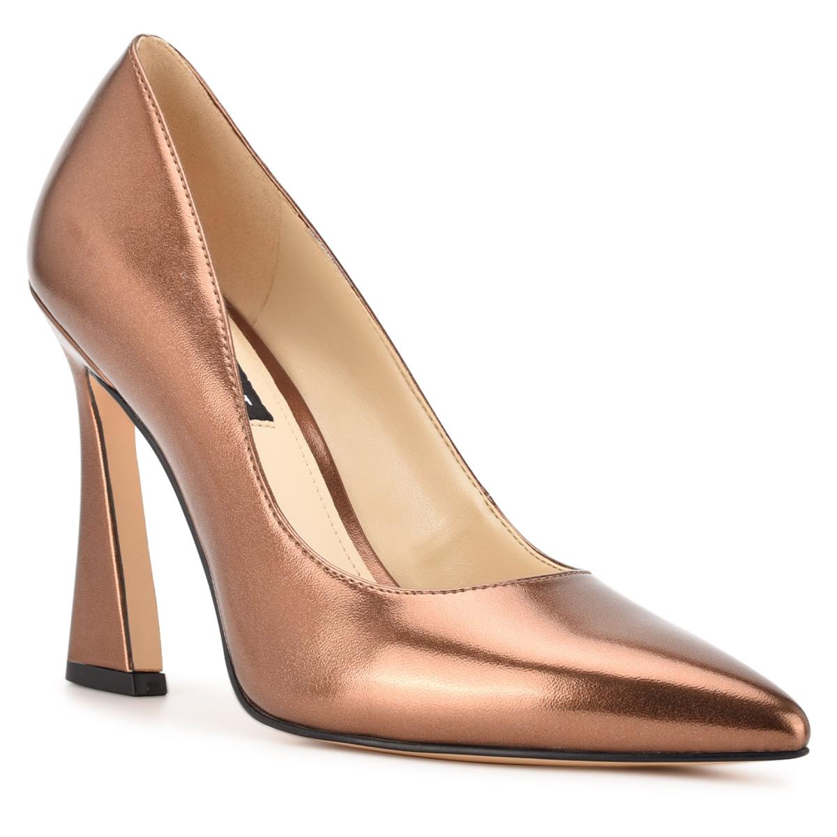 Women's Nine West Trendz Pointy Toe Pumps Brown | TFPU28640