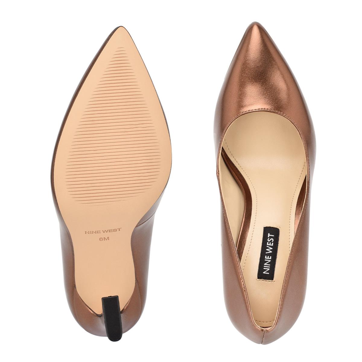 Women's Nine West Trendz Pointy Toe Pumps Brown | TFPU28640