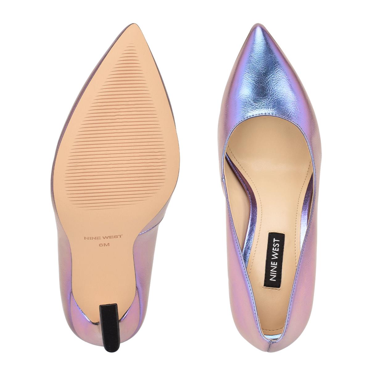 Women's Nine West Trendz Pointy Toe Pumps Purple | URYM97641