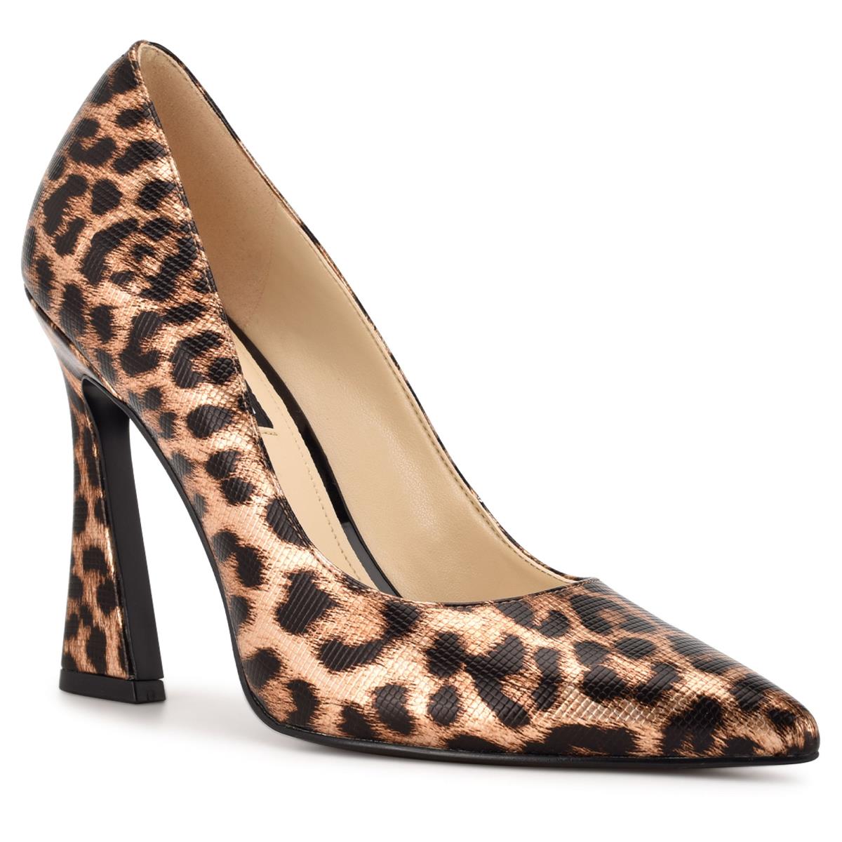 Women's Nine West Trendz Pointy Toe Pumps Leopard | UXAO75304