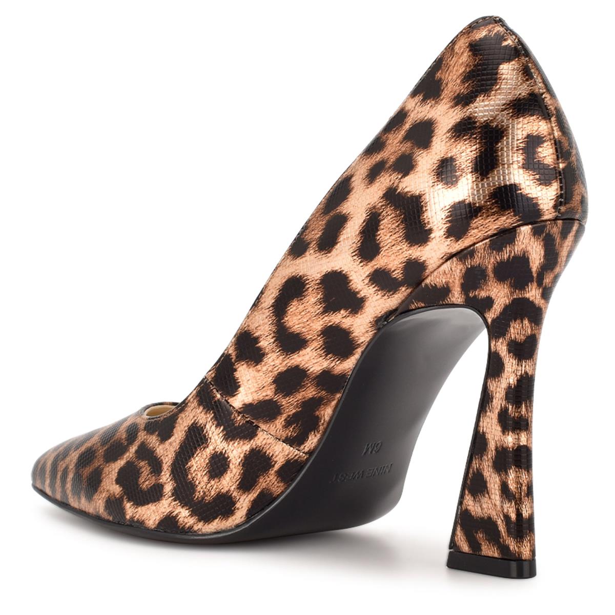 Women's Nine West Trendz Pointy Toe Pumps Leopard | UXAO75304