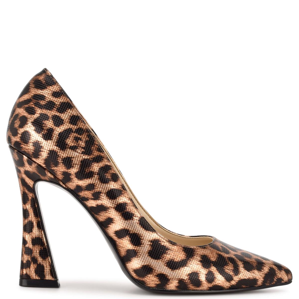 Women\'s Nine West Trendz Pointy Toe Pumps Leopard | UXAO75304