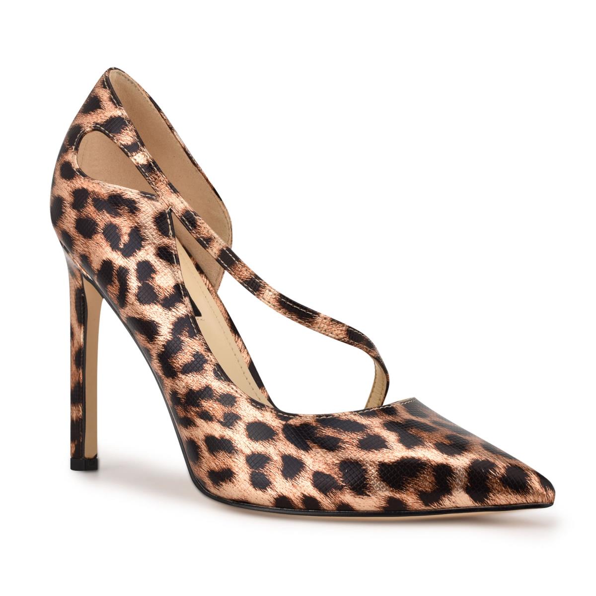 Women's Nine West Twirl Pointy Toe Pumps Leopard | BJRT54293