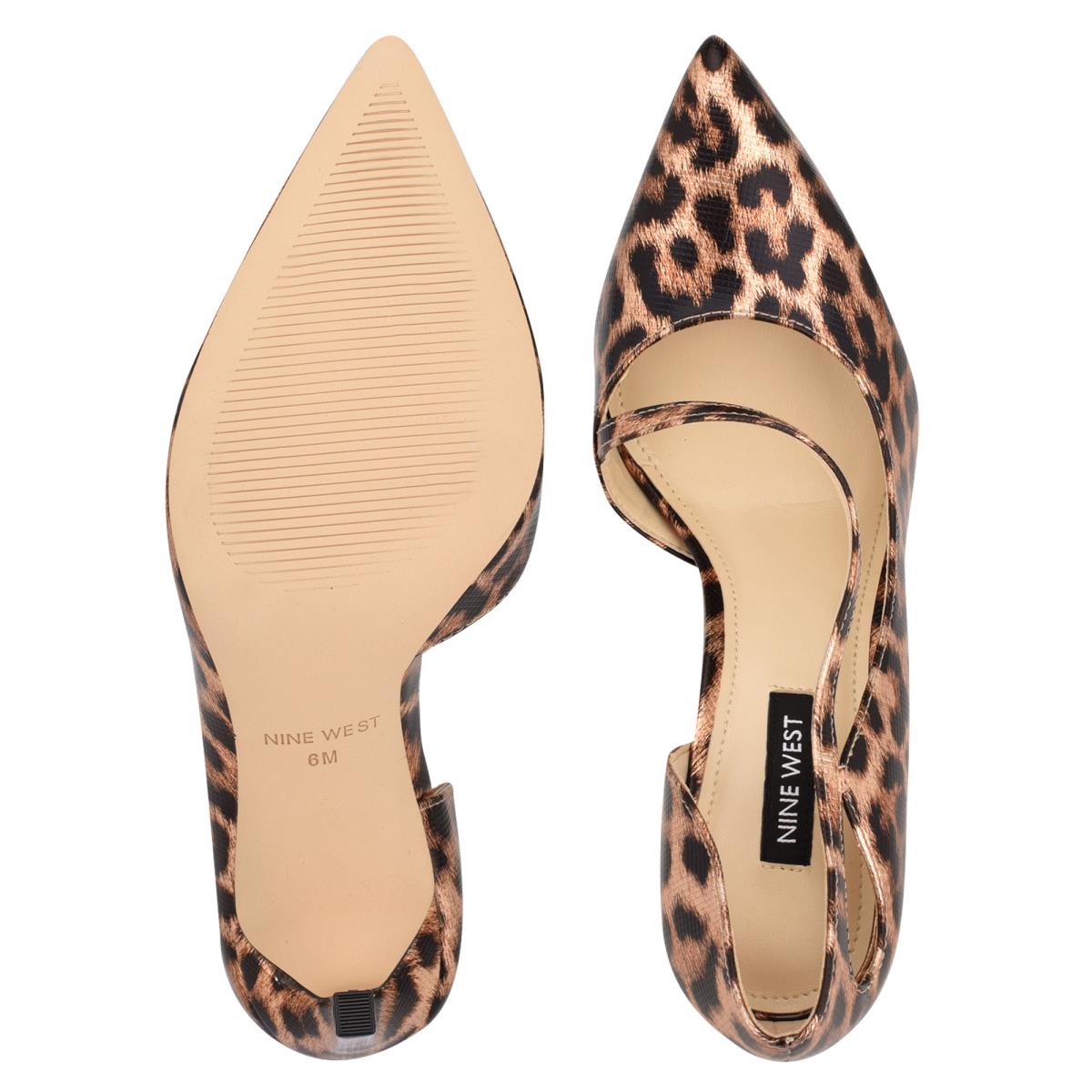 Women's Nine West Twirl Pointy Toe Pumps Leopard | BJRT54293