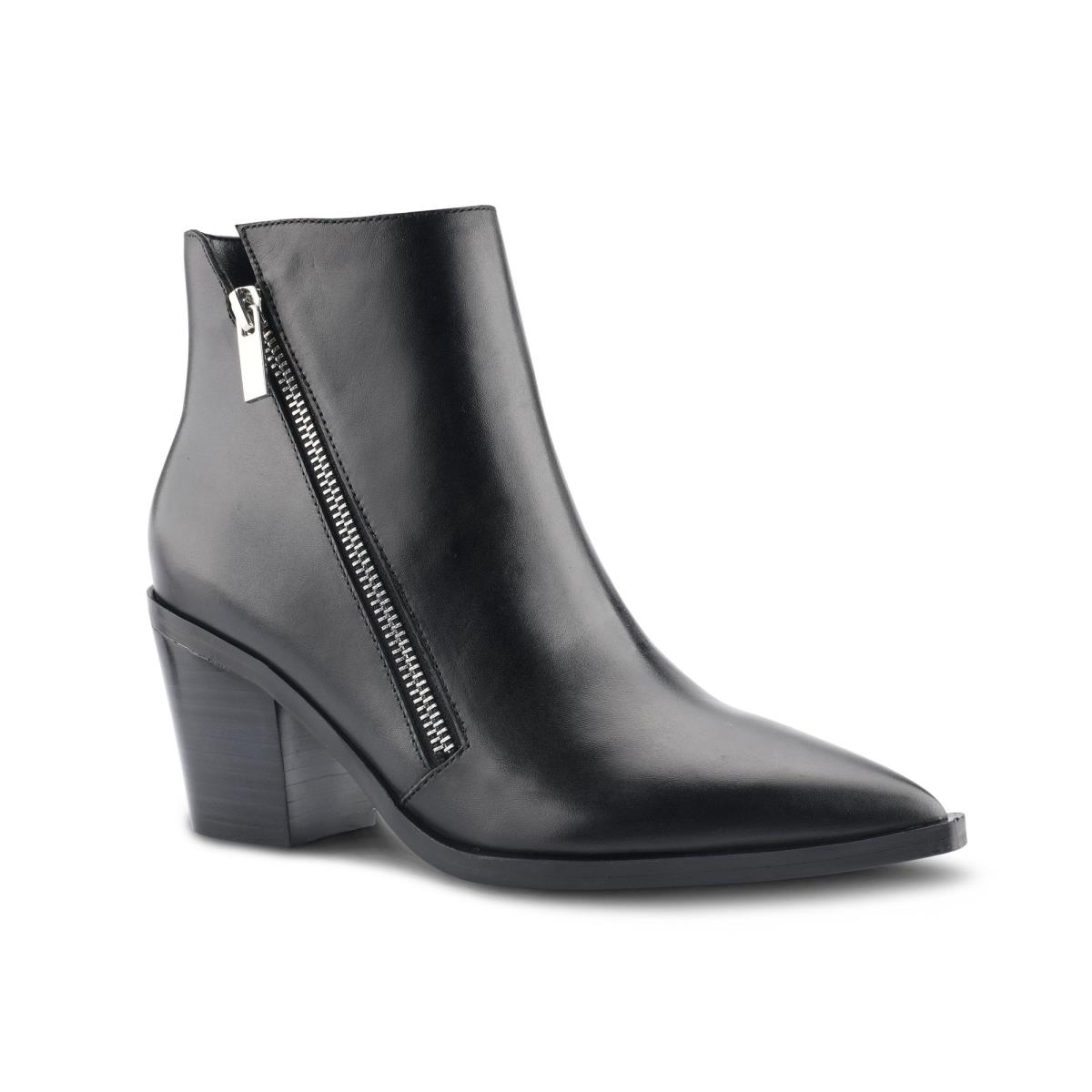 Women's Nine West Wearit Block Heel Booties Black | ZVSE50389