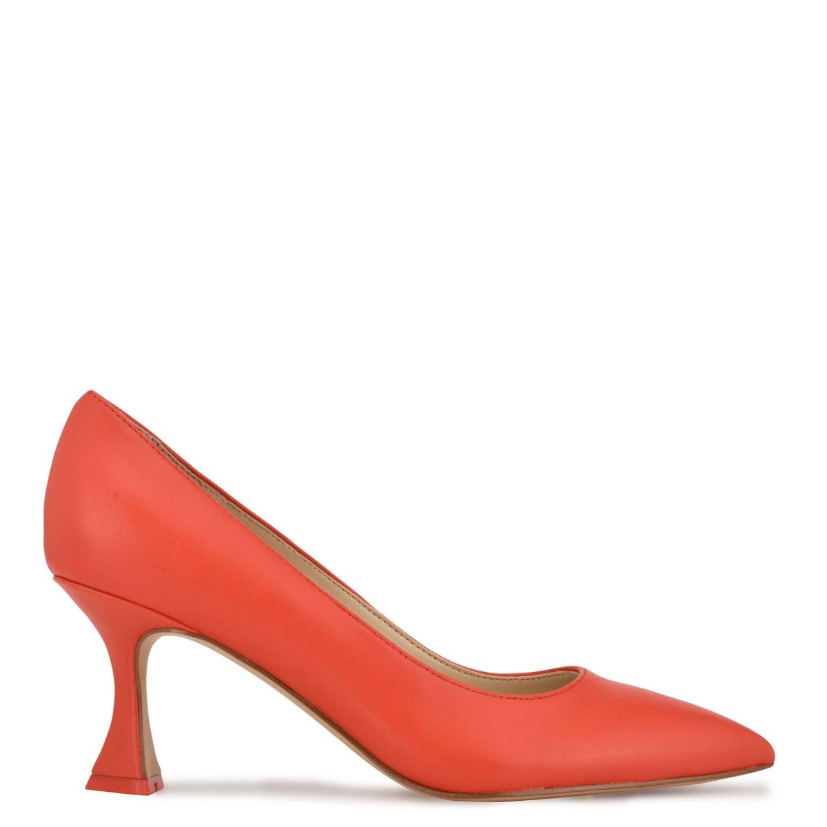 Women\'s Nine West Workin Pointy Toe Pumps Orange | DCNE15360