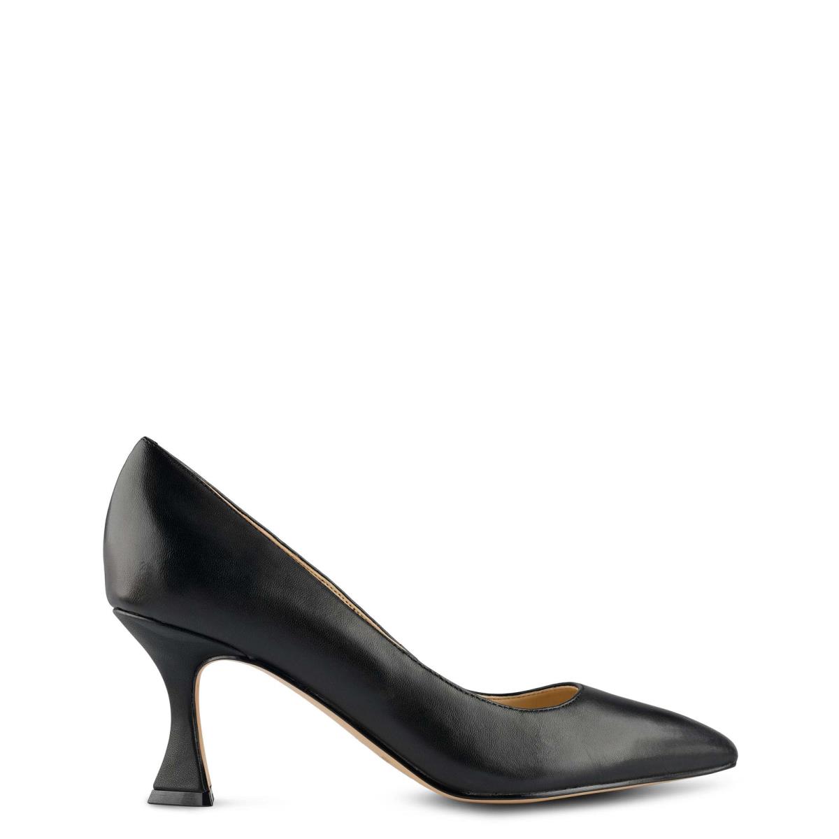 Women\'s Nine West Workin Pointy Toe Pumps Black | XBSM97681