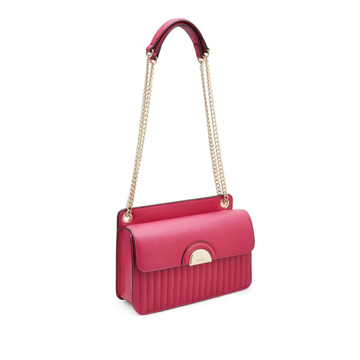 Women's Nine West Wren Convertible Xbody Flap Crossbody Bags Fuchsia | CJRD91086