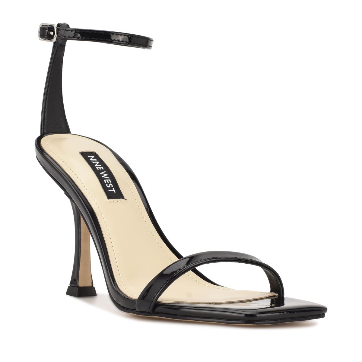 Women's Nine West Yess Ankle Strap Sandals Black | RMOD97523