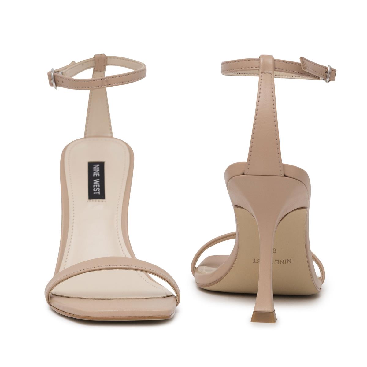 Women's Nine West Yess Ankle Strap Sandals Beige | RQGZ75602