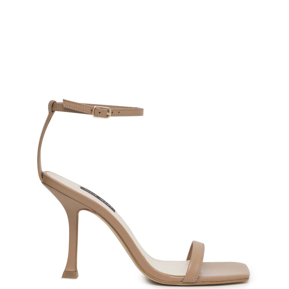 Women\'s Nine West Yess Ankle Strap Sandals Beige | XDMG16592