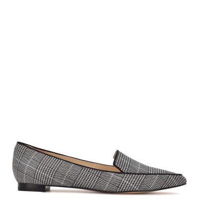 Women's Nine West Abay Smoking Flats Grey | DPST76539