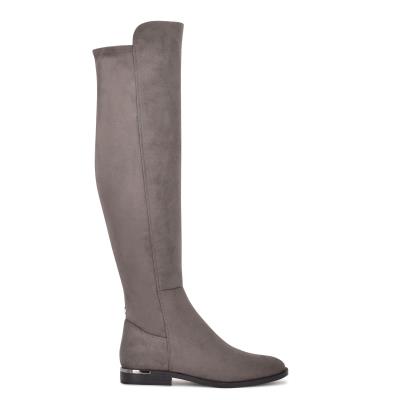 Women's Nine West Allair Over the Knee Boots Grey | NYGZ72153