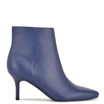 Women's Nine West Ari Dress Booties Blue | WTVL35609