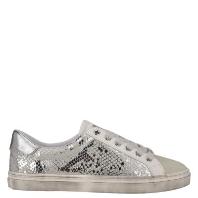 Women's Nine West Best Casual Sneakers Silver | QWSJ40821