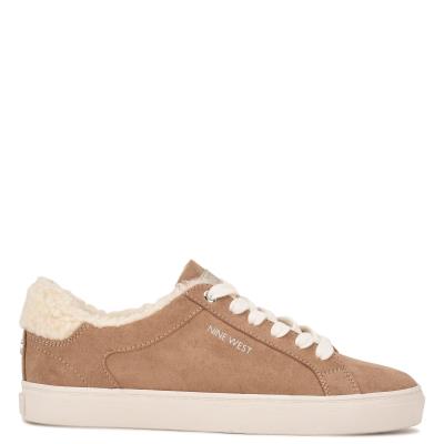 Women's Nine West Bribe Casual Sneakers Light Beige | RPBW08251