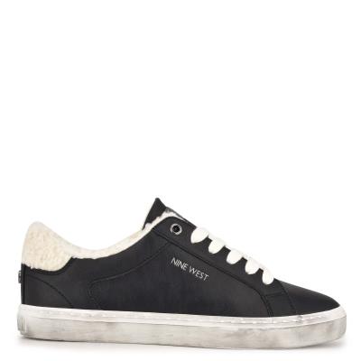 Women's Nine West Bribe Casual Sneakers Black | UZXM56023