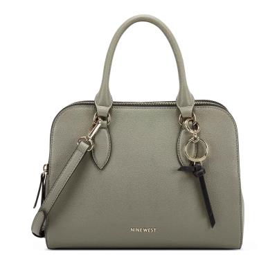 Women's Nine West Cyra A List Satchel Bags Olive | TCEV80964