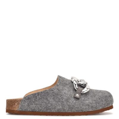 Women's Nine West Everyth Cozy Mules Grey | EIML63078