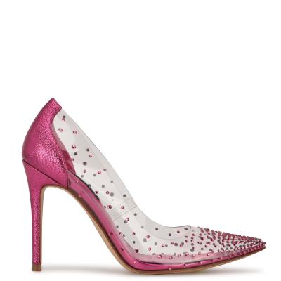 Women's Nine West Franca Dress Pumps Pink | ZIPK05126