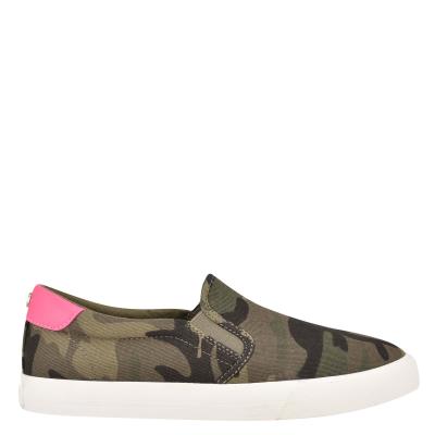 Women's Nine West Lala Slip On Sneakers Camo | DELH80431