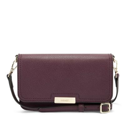 Women's Nine West Lawson Wallet On A String Crossbody Bags Claret | MPFB36159