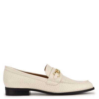 Women's Nine West Onlyou Slip-On Loafers Beige | NTUF95142