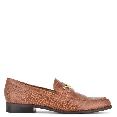 Women's Nine West Onlyou Slip-On Loafers Brown | UJAF23651